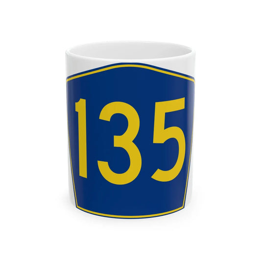 PR secondary 135 (Puerto Rico) (Road Sign) White Coffee Mug 11oz - Go Mug Yourself