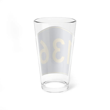 PR secondary 136 (Puerto Rico) (Road Sign) Pint Glass 16oz - Go Mug Yourself