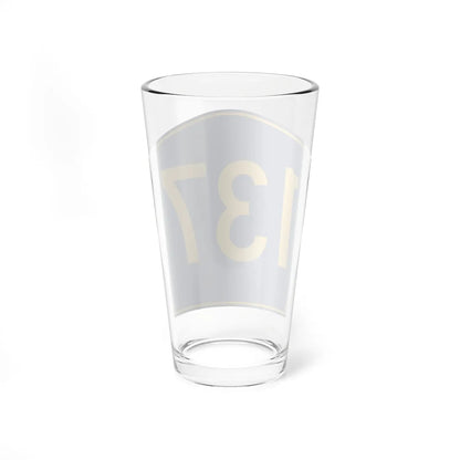 PR secondary 137 (Puerto Rico) (Road Sign) Pint Glass 16oz - Go Mug Yourself