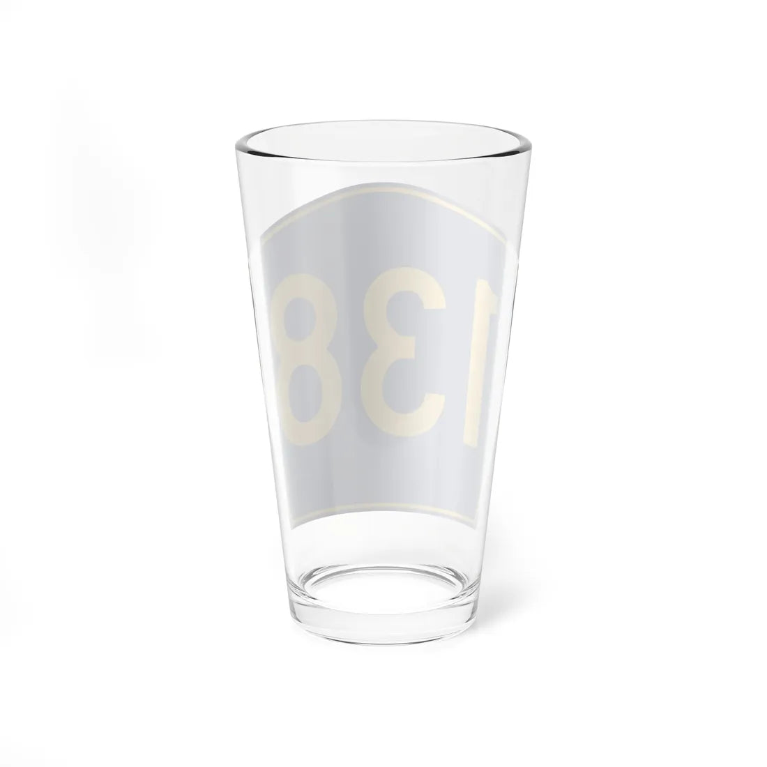 PR secondary 138 (Puerto Rico) (Road Sign) Pint Glass 16oz - Go Mug Yourself