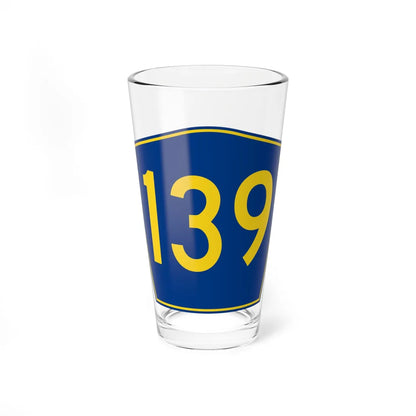 PR secondary 139 (Puerto Rico) (Road Sign) Pint Glass 16oz - Go Mug Yourself