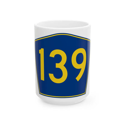 PR secondary 139 (Puerto Rico) (Road Sign) White Coffee Mug 15oz - Go Mug Yourself