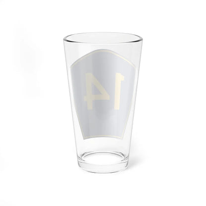 PR secondary 14 (Puerto Rico) (Road Sign) Pint Glass 16oz - Go Mug Yourself