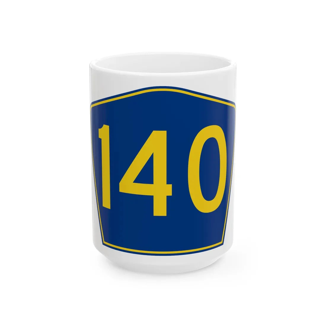 PR secondary 140 (Puerto Rico) (Road Sign) White Coffee Mug 15oz - Go Mug Yourself