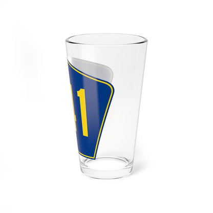 PR secondary 141 (Puerto Rico) (Road Sign) Pint Glass 16oz - Go Mug Yourself
