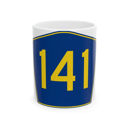 PR secondary 141 (Puerto Rico) (Road Sign) White Coffee Mug 11oz - Go Mug Yourself