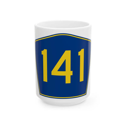 PR secondary 141 (Puerto Rico) (Road Sign) White Coffee Mug 15oz - Go Mug Yourself
