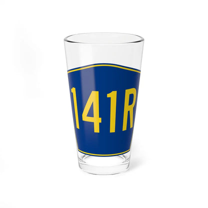PR secondary 141R (Puerto Rico) (Road Sign) Pint Glass 16oz 16oz - Go Mug Yourself