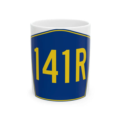 PR secondary 141R (Puerto Rico) (Road Sign) White Coffee Mug 11oz - Go Mug Yourself