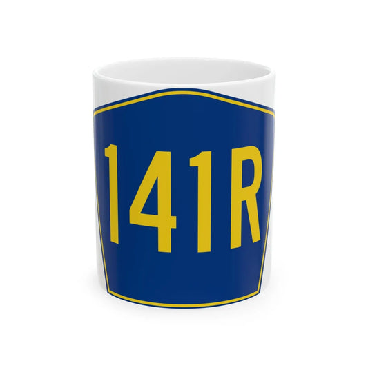 PR secondary 141R (Puerto Rico) (Road Sign) White Coffee Mug 11oz - Go Mug Yourself