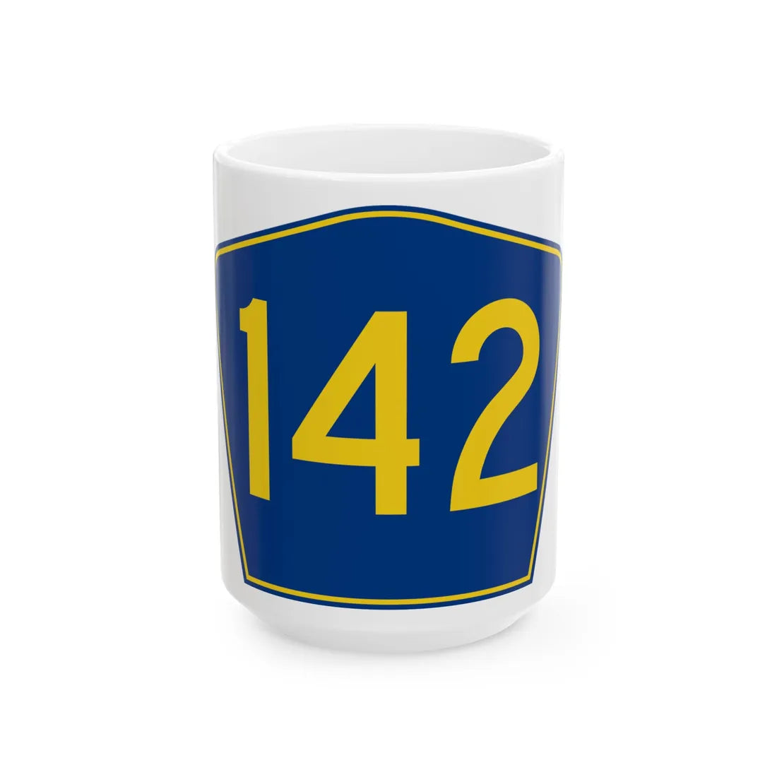 PR secondary 142 (Puerto Rico) (Road Sign) White Coffee Mug 15oz - Go Mug Yourself