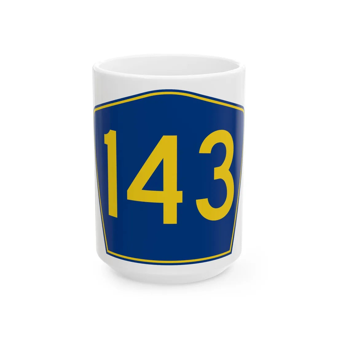 PR secondary 143 (Puerto Rico) (Road Sign) White Coffee Mug 15oz - Go Mug Yourself