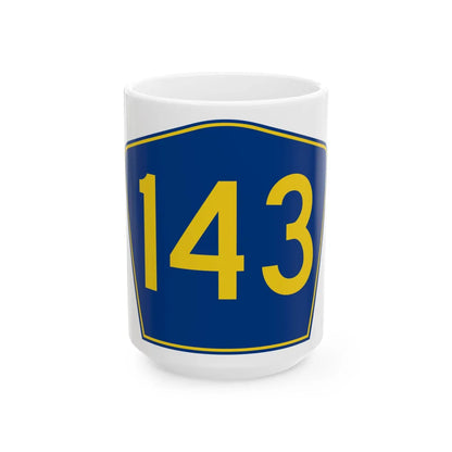 PR secondary 143 (Puerto Rico) (Road Sign) White Coffee Mug 15oz - Go Mug Yourself
