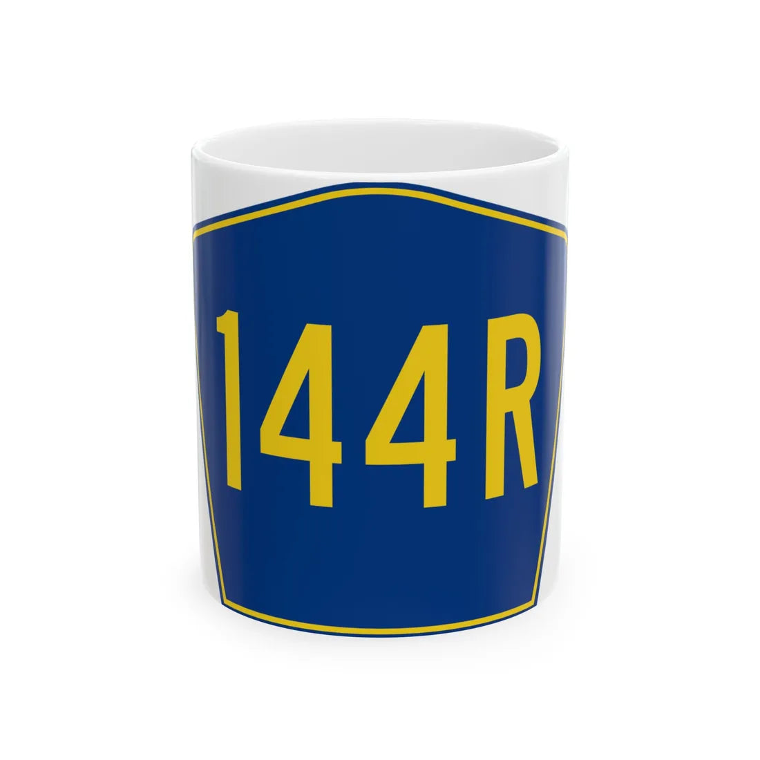 PR secondary 144R (Puerto Rico) (Road Sign) White Coffee Mug 11oz - Go Mug Yourself