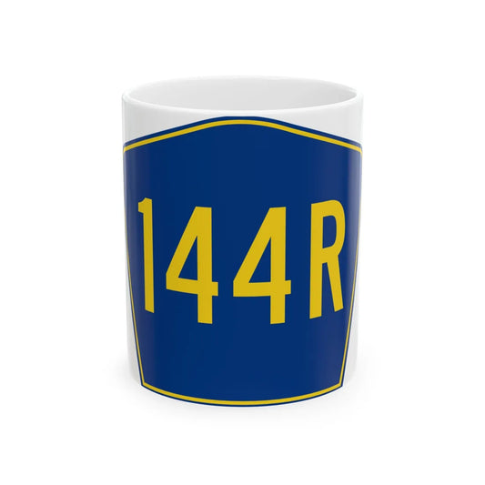 PR secondary 144R (Puerto Rico) (Road Sign) White Coffee Mug 11oz - Go Mug Yourself