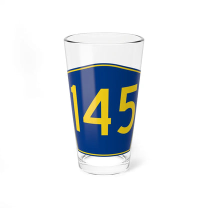 PR secondary 145 (Puerto Rico) (Road Sign) Pint Glass 16oz 16oz - Go Mug Yourself