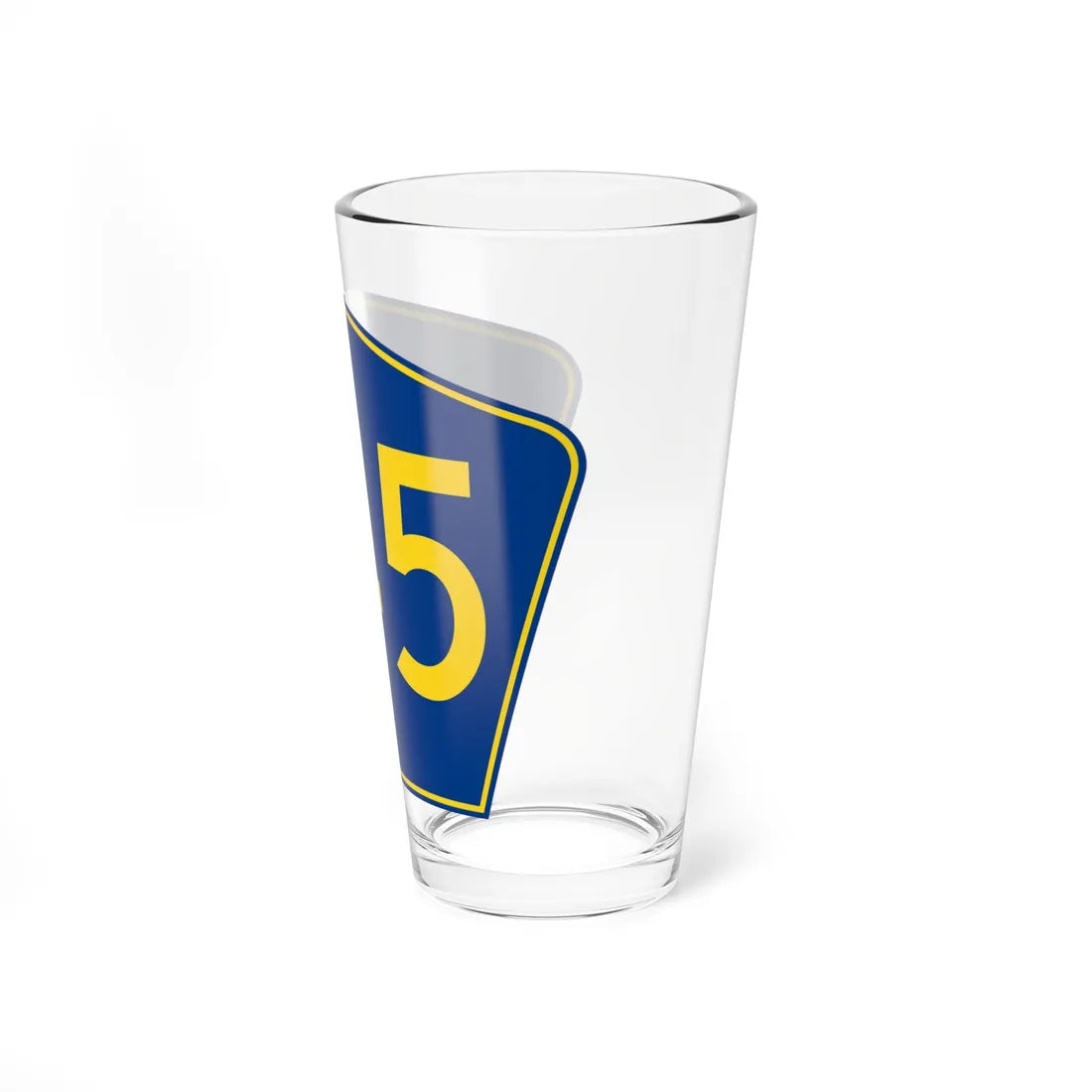 PR secondary 145 (Puerto Rico) (Road Sign) Pint Glass 16oz - Go Mug Yourself