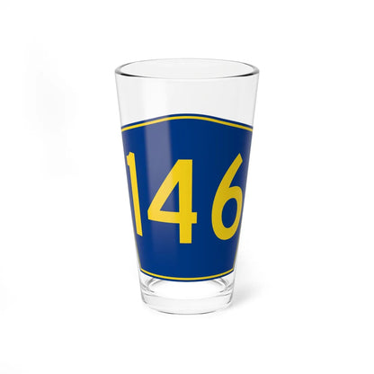 PR secondary 146 (Puerto Rico) (Road Sign) Pint Glass 16oz 16oz - Go Mug Yourself