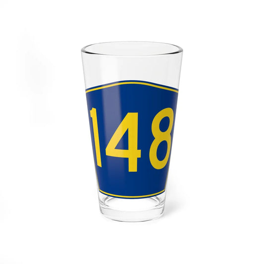 PR secondary 148 (Puerto Rico) (Road Sign) Pint Glass 16oz 16oz - Go Mug Yourself