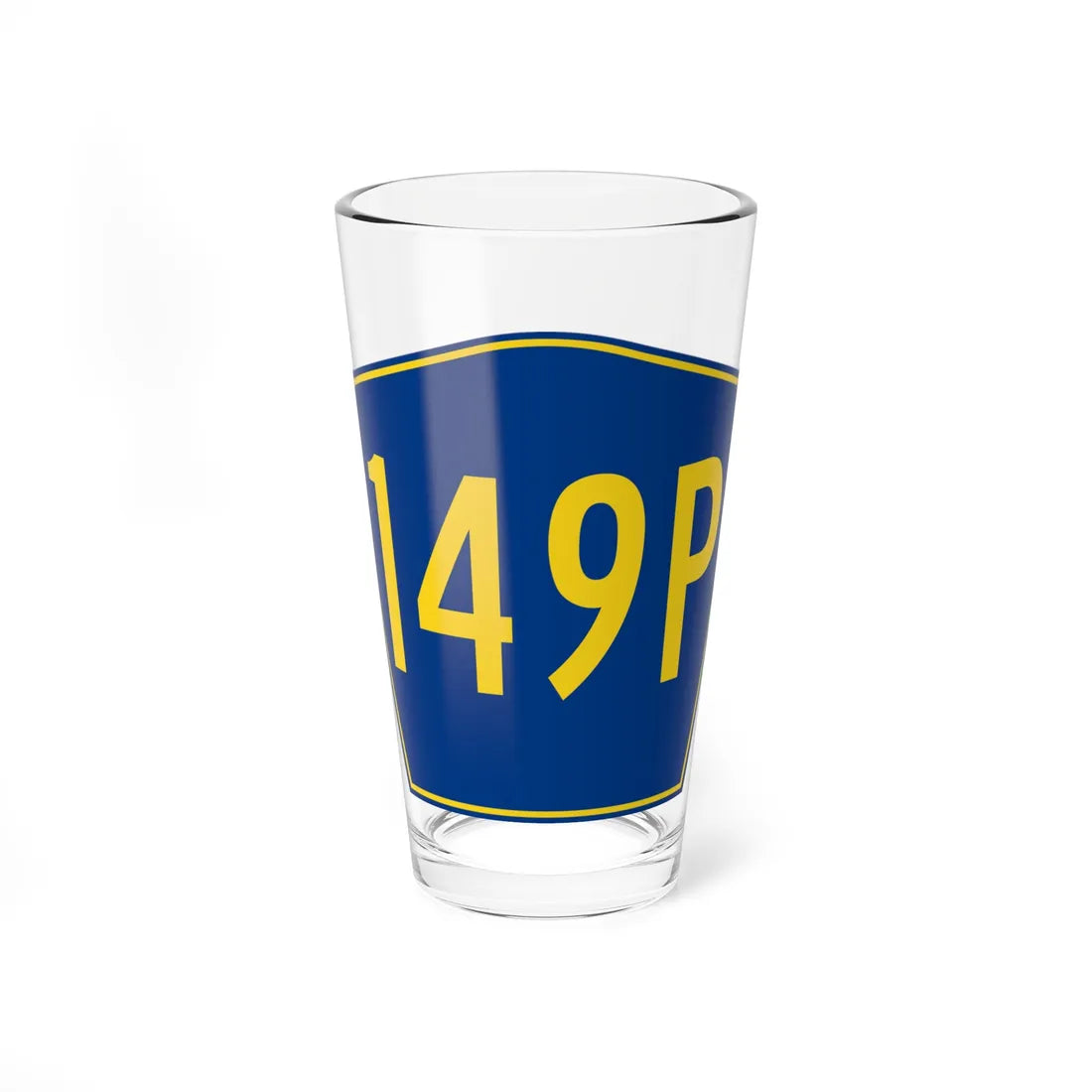 PR secondary 149P (Puerto Rico) (Road Sign) Pint Glass 16oz 16oz - Go Mug Yourself