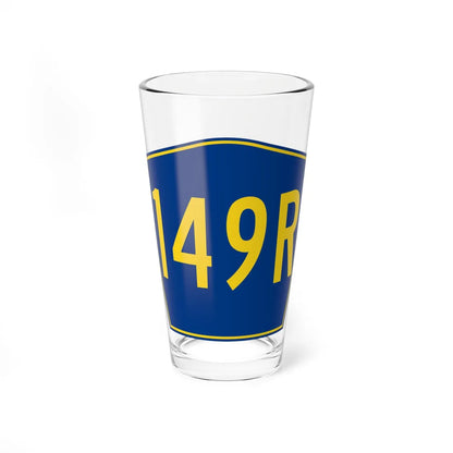 PR secondary 149R (Puerto Rico) (Road Sign) Pint Glass 16oz 16oz - Go Mug Yourself