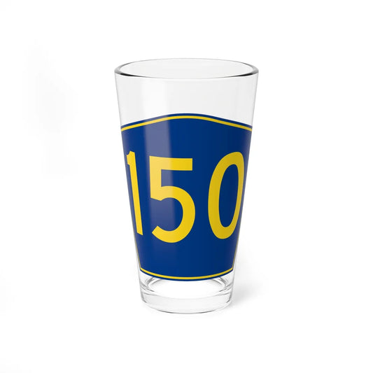 PR secondary 150 (Puerto Rico) (Road Sign) Pint Glass 16oz 16oz - Go Mug Yourself