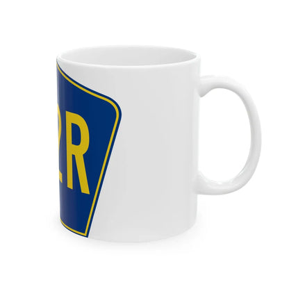 PR secondary 152R (Puerto Rico) (Road Sign) White Coffee Mug - Go Mug Yourself