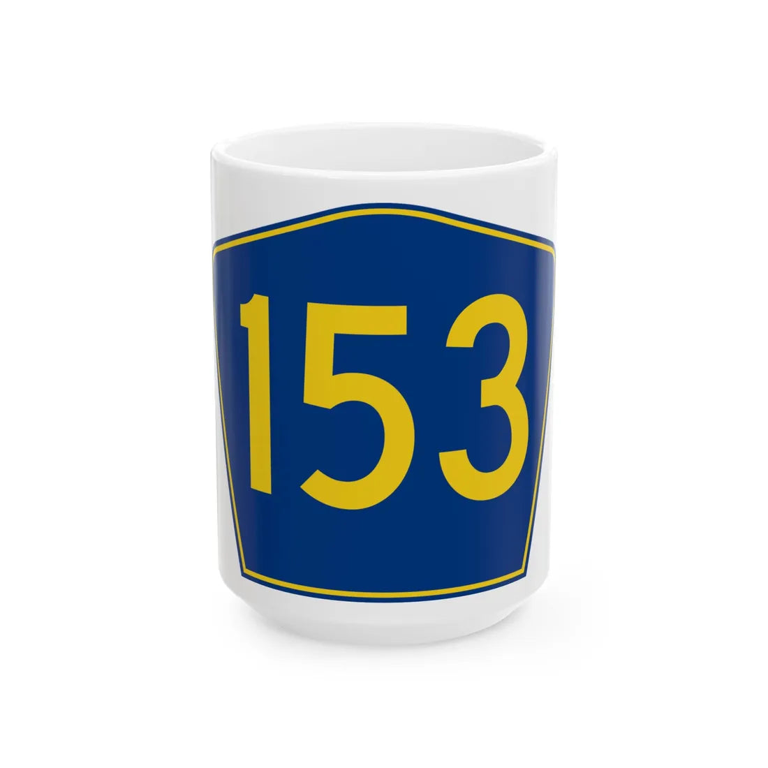 PR secondary 153 (Puerto Rico) (Road Sign) White Coffee Mug 15oz - Go Mug Yourself