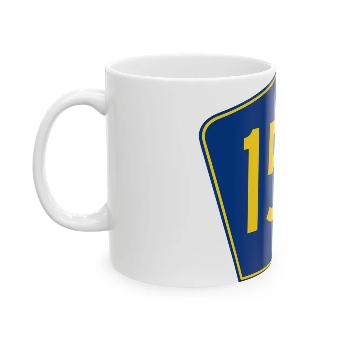 PR secondary 153 (Puerto Rico) (Road Sign) White Coffee Mug - Go Mug Yourself