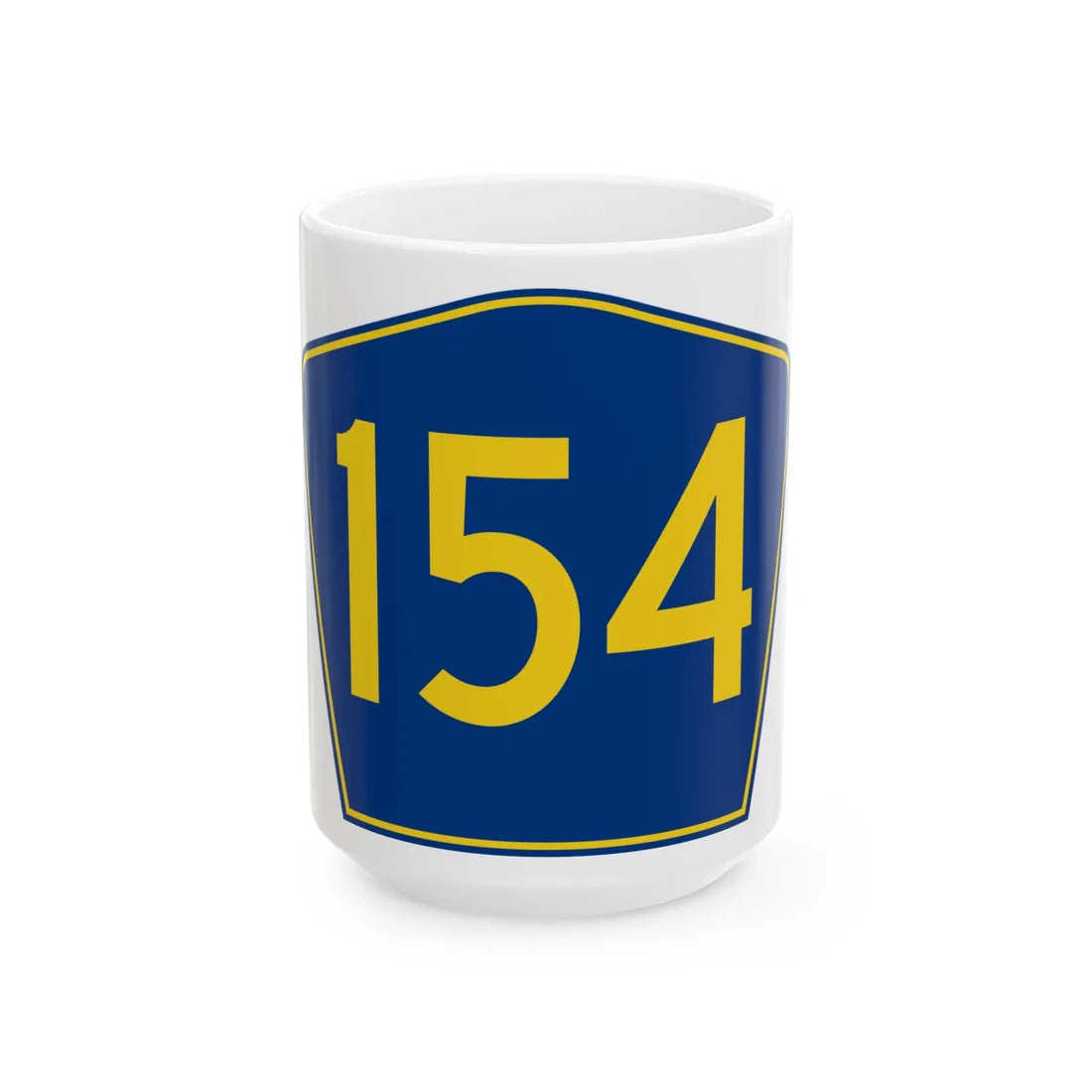 PR secondary 154 (Puerto Rico) (Road Sign) White Coffee Mug 15oz - Go Mug Yourself