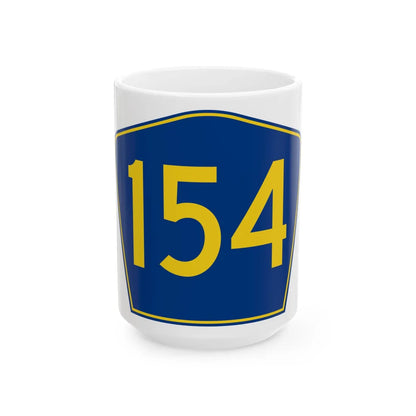 PR secondary 154 (Puerto Rico) (Road Sign) White Coffee Mug 15oz - Go Mug Yourself
