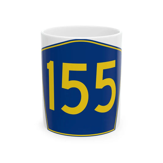 PR secondary 155 (Puerto Rico) (Road Sign) White Coffee Mug 11oz - Go Mug Yourself
