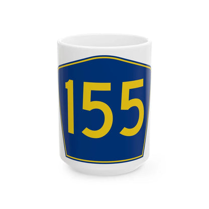 PR secondary 155 (Puerto Rico) (Road Sign) White Coffee Mug 15oz - Go Mug Yourself