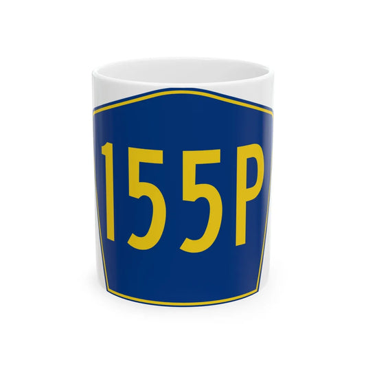 PR secondary 155P (Puerto Rico) (Road Sign) White Coffee Mug 11oz - Go Mug Yourself