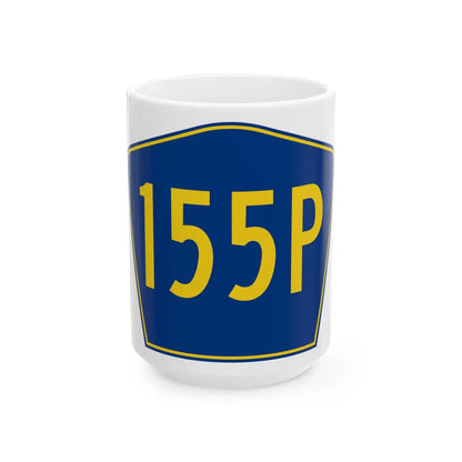 PR secondary 155P (Puerto Rico) (Road Sign) White Coffee Mug 15oz - Go Mug Yourself