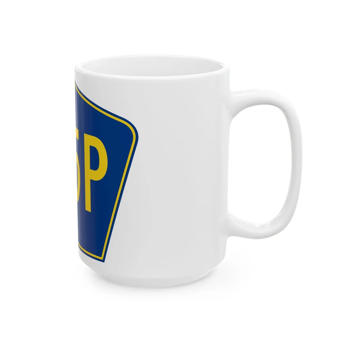 PR secondary 155P (Puerto Rico) (Road Sign) White Coffee Mug - Go Mug Yourself