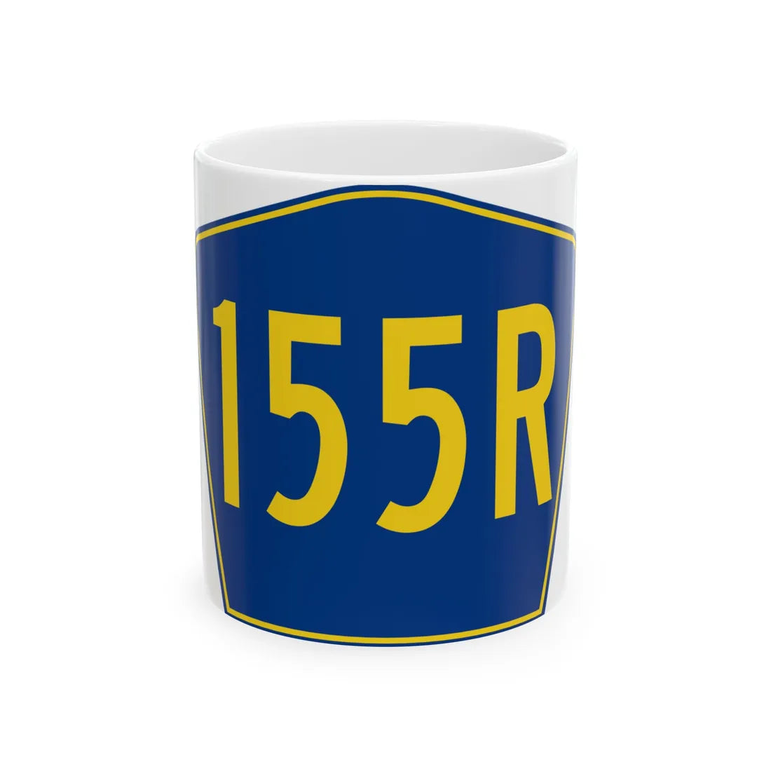 PR secondary 155R (Puerto Rico) (Road Sign) White Coffee Mug 11oz - Go Mug Yourself