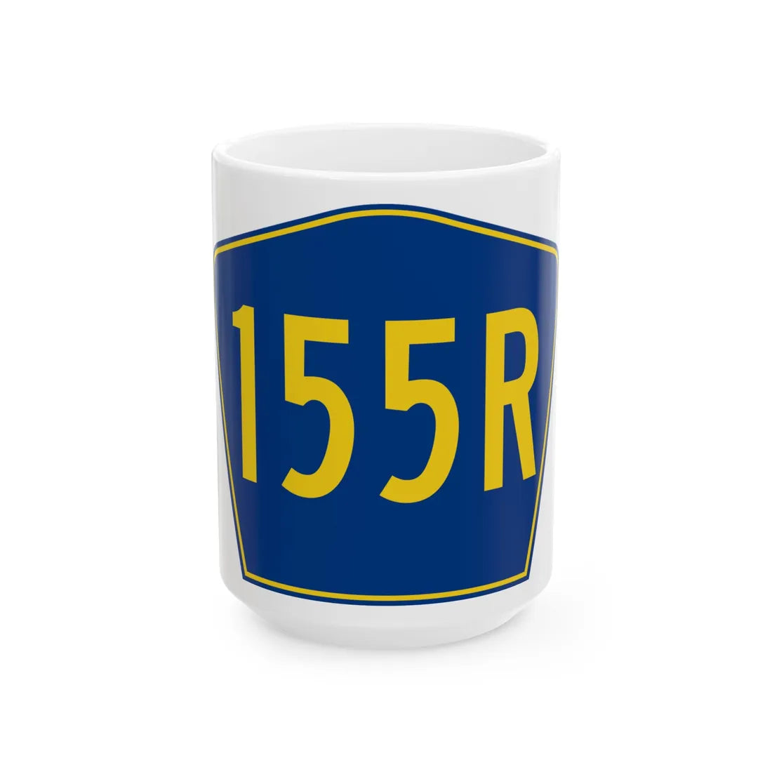 PR secondary 155R (Puerto Rico) (Road Sign) White Coffee Mug 15oz - Go Mug Yourself