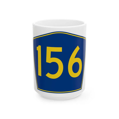 PR secondary 156 (Puerto Rico) (Road Sign) White Coffee Mug 15oz - Go Mug Yourself