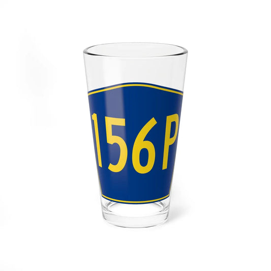 PR secondary 156P (Puerto Rico) (Road Sign) Pint Glass 16oz 16oz - Go Mug Yourself