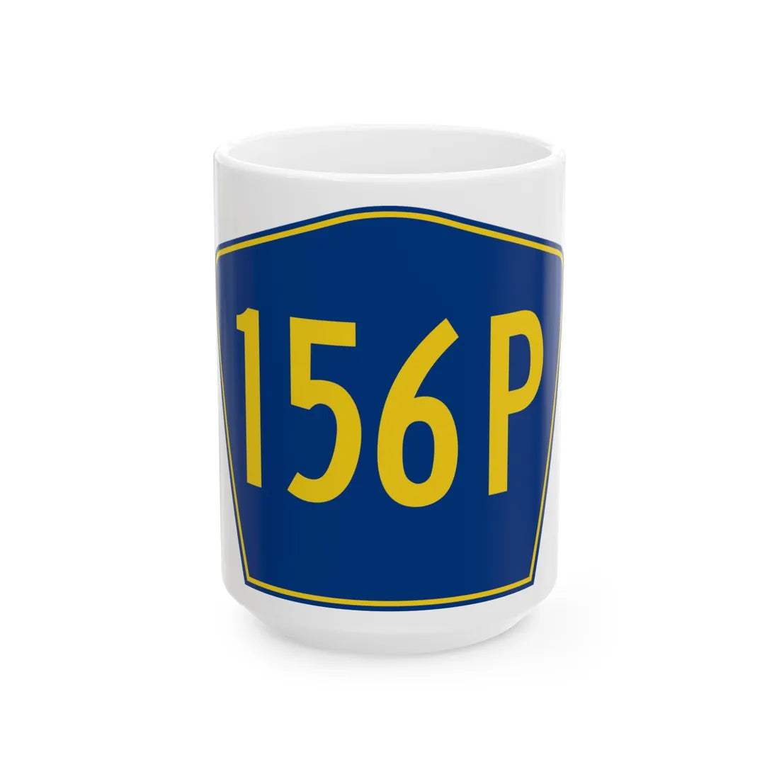 PR secondary 156P (Puerto Rico) (Road Sign) White Coffee Mug 15oz - Go Mug Yourself