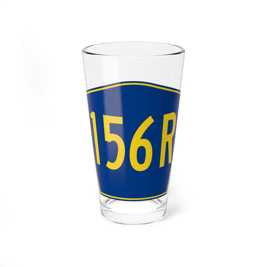 PR secondary 156R (Puerto Rico) (Road Sign) Pint Glass 16oz 16oz - Go Mug Yourself