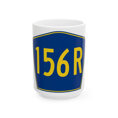 PR secondary 156R (Puerto Rico) (Road Sign) White Coffee Mug 15oz - Go Mug Yourself