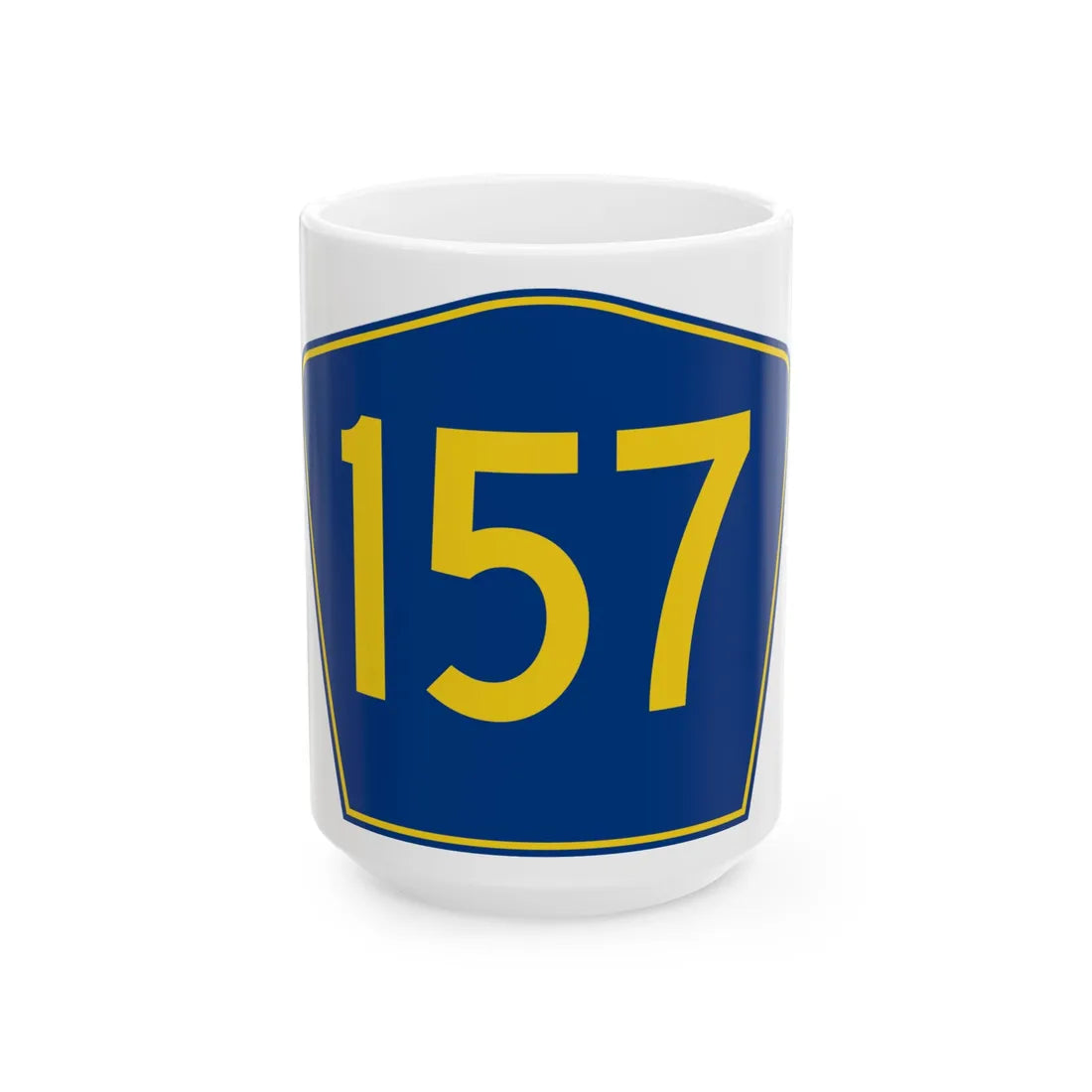 PR secondary 157 (Puerto Rico) (Road Sign) White Coffee Mug 15oz - Go Mug Yourself