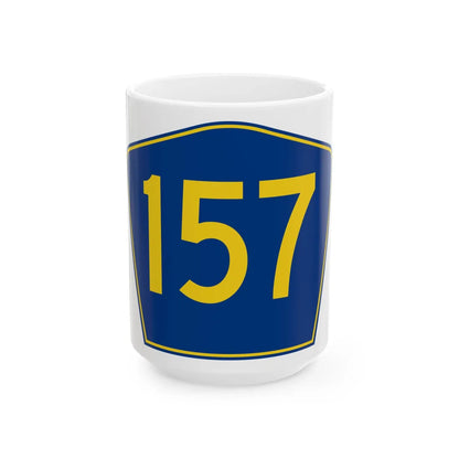 PR secondary 157 (Puerto Rico) (Road Sign) White Coffee Mug 15oz - Go Mug Yourself