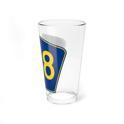 PR secondary 158 (Puerto Rico) (Road Sign) Pint Glass 16oz - Go Mug Yourself