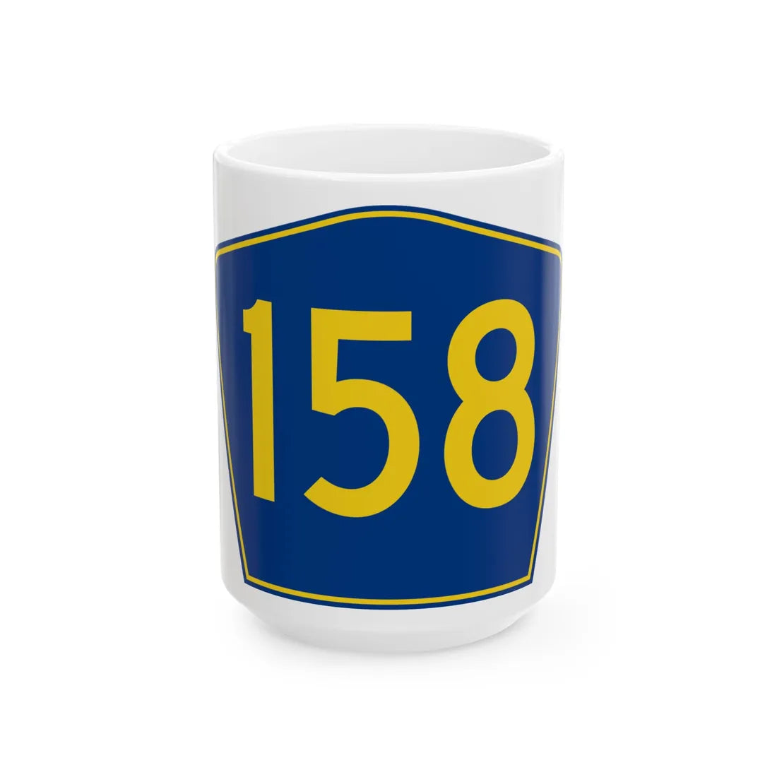 PR secondary 158 (Puerto Rico) (Road Sign) White Coffee Mug 15oz - Go Mug Yourself