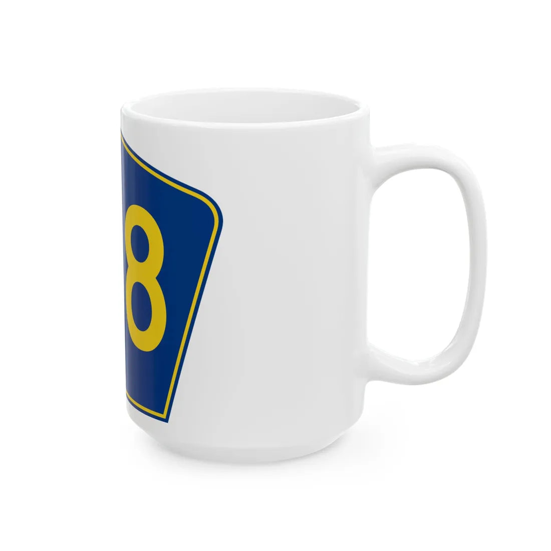 PR secondary 158 (Puerto Rico) (Road Sign) White Coffee Mug - Go Mug Yourself