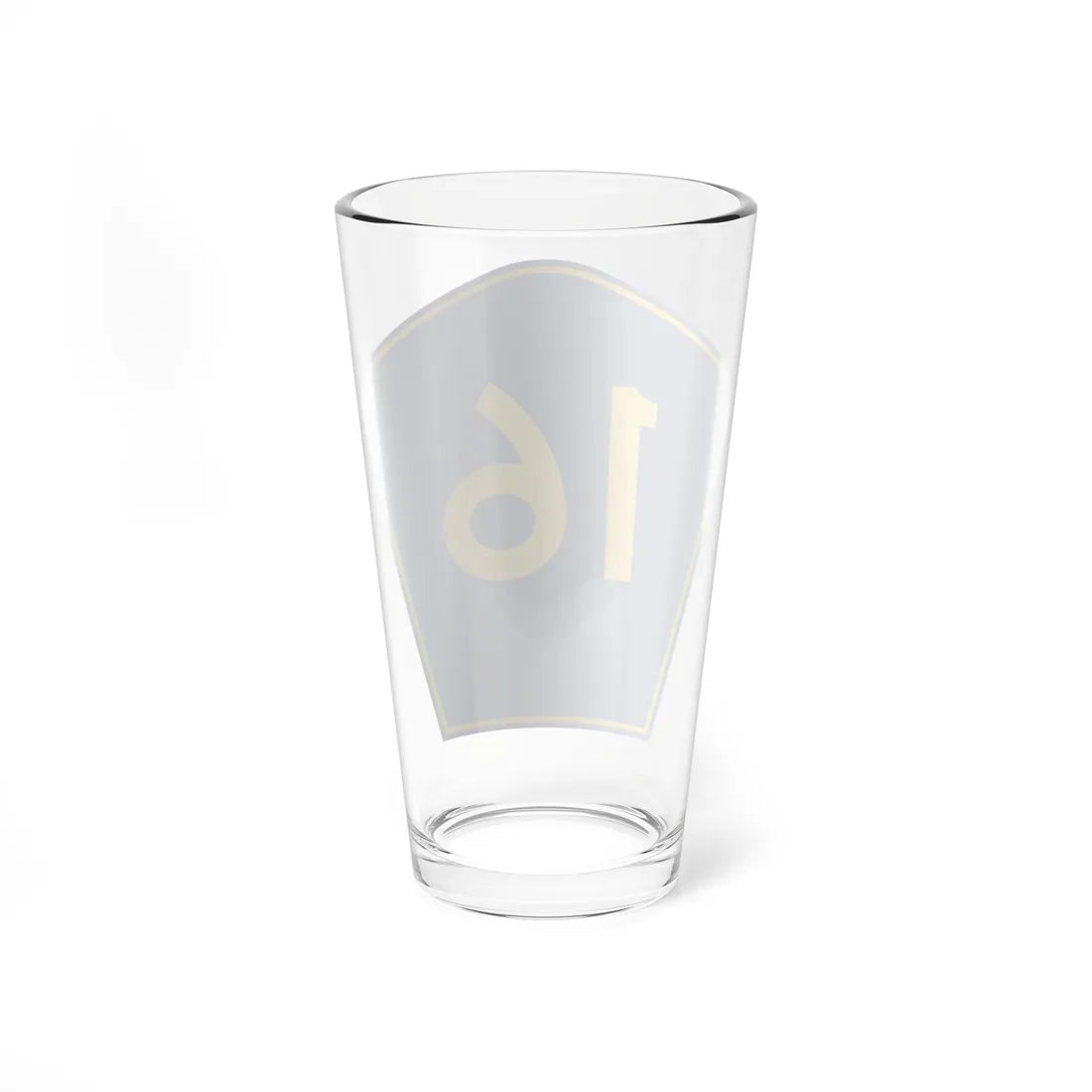 PR secondary 16 (Puerto Rico) (Road Sign) Pint Glass 16oz - Go Mug Yourself