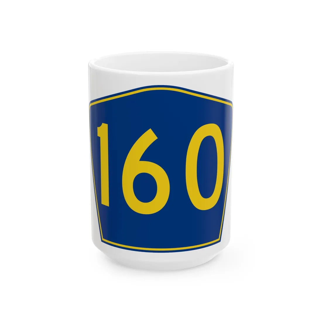 PR secondary 160 (Puerto Rico) (Road Sign) White Coffee Mug 15oz - Go Mug Yourself